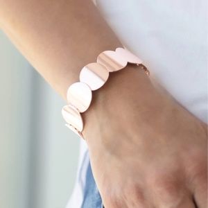 Industrial Influencer rose gold bracelet
